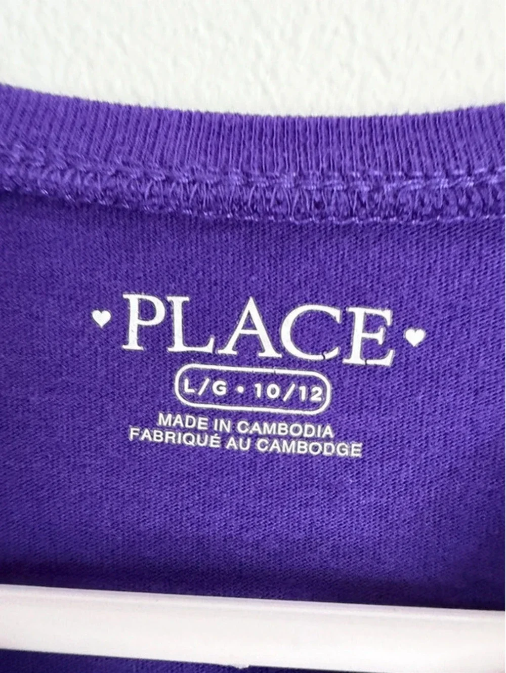 Children’s Place Purple Unicorn Long Sleeve Tee Girls 10/12